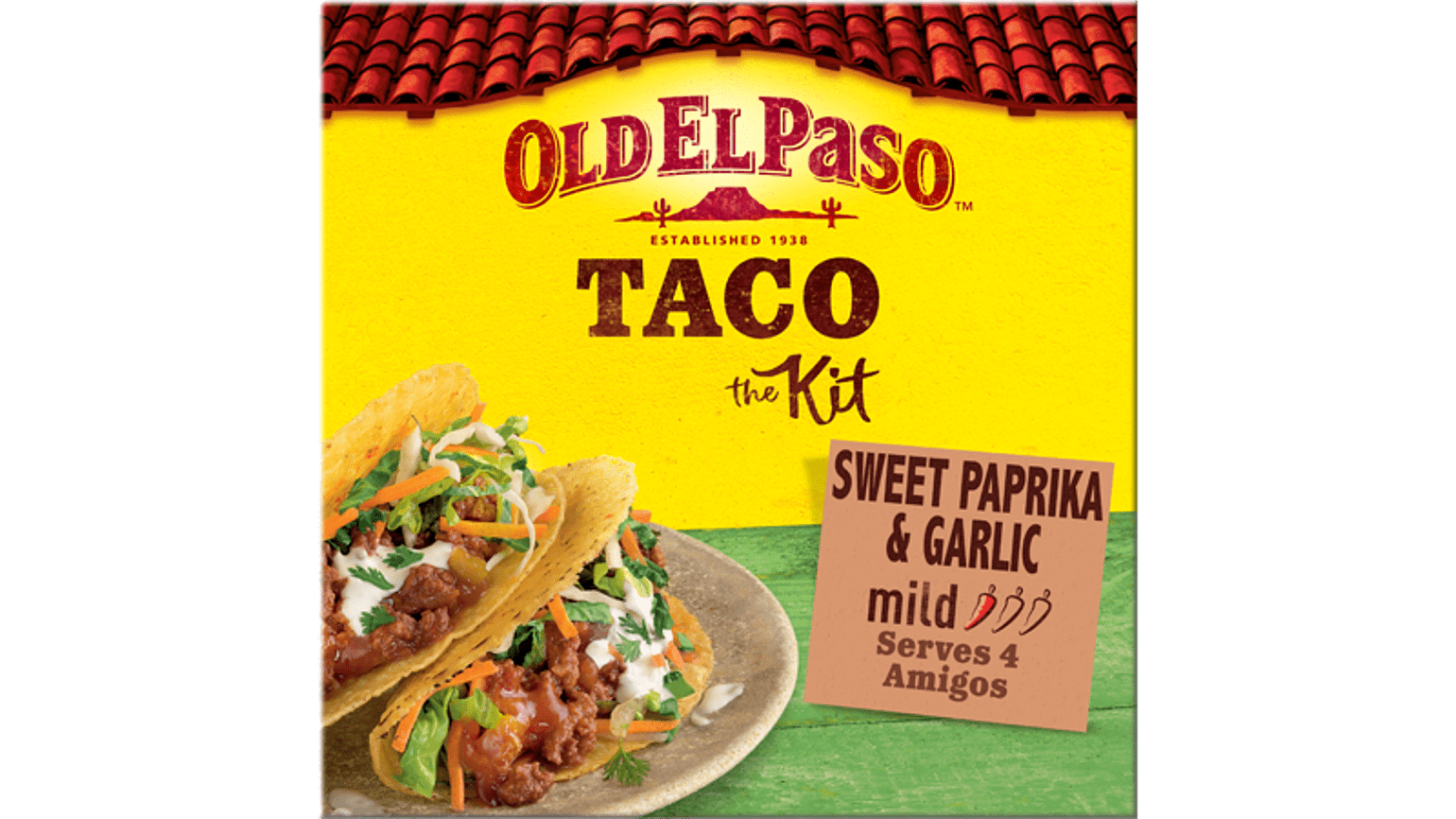 Garlic Paprika Taco Kit Mexican Food Old El Paso